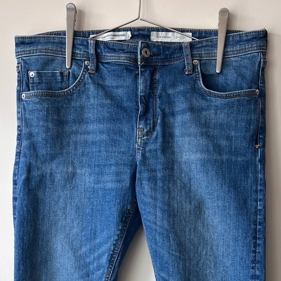 Gently Worn Pilcro and the Letterpress by Anthropologie Slim Straight Jeans - Picture 2 of 13